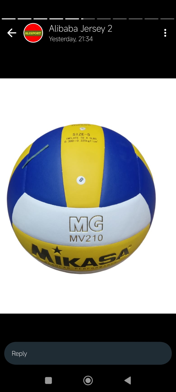 Match Volleyball - Mikasa Style